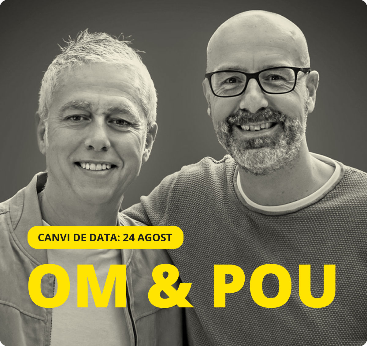 Om i Pou. Descollona't 2026. Festival d'humor d'Arenys de Munt.